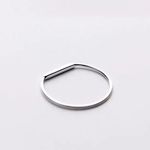 SIZE 7 Dainty 925 Love Letter Ring Silver Photo 5