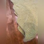 Kori  Lime Green Oversized Knit Sweater Small Scalloped Hem‎ NWT Photo 6