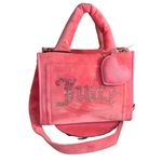Juicy Couture  Pink Lemonade Big Spender Tote Bag with bag charm Photo 1