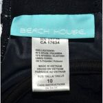 Beach House Ladies Black & White Tankini Bathing Suit Top Floral Tie Size 10 Photo 7