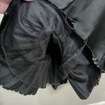 Jessica McClintock Gunne Sax Black Vintage Gown Party Dress Sz 1 Satin Photo 6