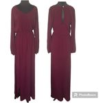 Show Me Your Mumu Jocelyn Maxi Dress in Merlot Size Medium Photo 2