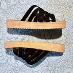 Musse & Cloud Woven Black Suede Slide Platform Sandal Sz 41 U.S. 10 š§” Photo 4