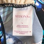 Merona Target Swimsuit One Piece Boho Tropical Palm L Large Photo 3