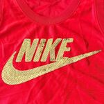Nike NEW Sportswear Icon Clash Glam Dunk Tank size S Red Photo 4