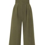 PRETTYGARDEN Elegant Olive Green Sleeveless Jumpsuit Photo 1