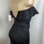 Banana Republic Black Sleeveless Ruffle Accent Dress 00P NEW Photo 5