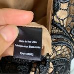 Dress the Population  black‎ lace crop wide leg jumpsuit size small Photo 8