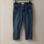 Parker Smith  Lace Up Ankle Straight Leg Stretch Jeans Size 27 Photo 1