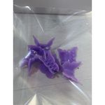 Purple Rhinestone Tiara Comb‎ Butterfly Necklace Hair Clips princess Silver Photo 4