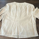 Chico's Linen Blend Zip Up Easy Street Adrena Jacket Beige Size Small NWT Photo 7