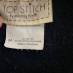 Vintage Morning Sun Topstitch Sweatshirt Collar Embroidery 90s Snowman Holiday M Blue Size M Photo 2