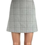 Aritzia  Wilfred Gray Plaid Back Zipper Casual Golf Mini A-Line Skirt Size 2 Photo 0