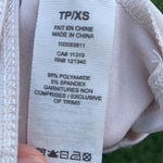 Garage  women's xs metallic silky satin crop top bustier Photo 2