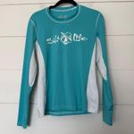 Salt Life  Women’s Medium SLX Blue Logo Long sleeve UPF 50+ Tee Photo 0