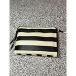 Kate Spade  Quentin Julia Striped Wristlet Charger Black/White​​ Photo 4