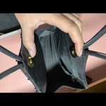 Vintage beaded satin mini box bag Black Photo 3