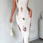 Shein Long White Maxi Dress Photo 3