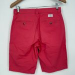 Vineyard Vines Chino Shorts Womens 28 Coral Red Cotton Stretch Outdoor Logo Photo 2