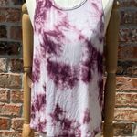 American Eagle VTG  Outfitters Tie Dyed Purple/Pink and White Tank Top / S / EUC Photo 0
