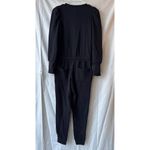 Chaser  Evereve Exclusive Puff Sleeve Zipper Front Jumpsuit in True Black Size XS Photo 1
