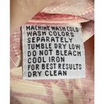 Tommy Bahama  Womens Small Orange Floral Silk Blouse Button Front Beach Tropical Photo 3