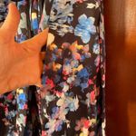 Morgan & Co floral lace up the back tulles slip Hi Low satin gown size 14 Photo 8