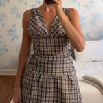 Peppermayo  Mini Dress Flannel Gingham Pattern Photo 0