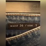 Black Label  Crop Jeans C’est Toi Women's Blue Denim Distressed Jeans Size 26 Photo 9