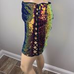 Forever 21 Sequin Cherry Sequin Skirt in Pink Oil Fishcale Open Leg Accent Photo 2