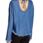 Kendall + Kylie Chambray Oversized Top Photo 1