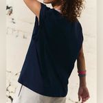 Free People #27 NWT Don't Sweat It Oversized Tee in Midnight Navy Photo 3