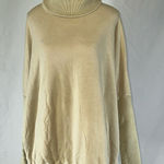 THEODORE BEVERLY HILLS • Vintage Cowl Neck Batwing Sweater Light Greenish Brown Green Size XL Photo 0