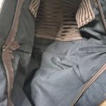 Brown Peace Sign Shoulder Bag Removable Strap Vintage Y2K 70s Boho Photo 4