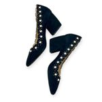 Botkier New York Holly Pearl & rhinestone embellished black suede Pump size 8 Photo 2