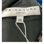 Trina Turk  Angie Jumpsuit Gold Chain, Cold Shoulder M, NWT Photo 5