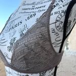 Calvin Klein Underwear Envy sheer lace triangle bra bralette in smoke S F3135 Photo 4