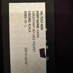 Michael Lauren  BlackSweatpants with Lace Pockets Large in size Photo 5