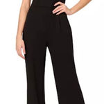 Adrianna Papell Jumpsuit Wide Leg Size 10 Petite Embellished in Black NEW Photo 0