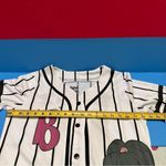 Bratz doll Jersey Top Baseball shirt L White Size L Photo 5