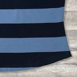 Doe & Rae  Blue Striped Racerback Tank Top NEW Womens S Cotton Stretch Photo 1