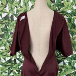 Urban Outfitters UO Satin V Neck Wrap Front Romper Photo 3
