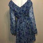 Michael Kors MK Kinley Ruffled Wrap Dress True Nav Photo 3