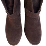 Isola EUC  Leather Lavoy Heeled Boots Brown Size 7 1/2 Photo 3