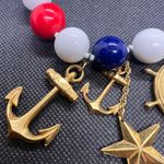 Miriam Haskell Super Rare Vintage 50's  Nautical Choker Necklace Patent #3427691 Photo 2