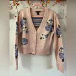 Forever 21  Pink and purple Floral Cardigan Photo 3
