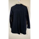 Threads 4 Thought Thought Black Corduroy Button Front Long Sleeve Shirt Dress Size 14 Sustainable Photo 8