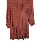 Holding Horses Anthropologie  Pavin Button Down Tunic Boho‎ Small Womens Orange Photo 5