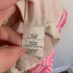 Madewell  Fit & Flare Dress Pink Cream Stripes Silk Photo 13