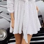 Toby Heart Ginger White Dot Tie Front Dress Photo 0